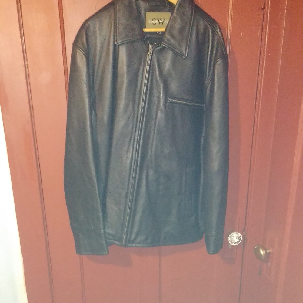 Mens leather jacket